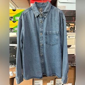 H&M - Denim Buttoned up Shirt - M